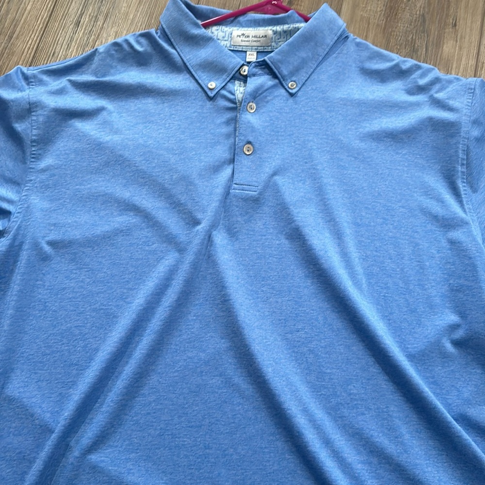 Peter millar blue XXL golf polo